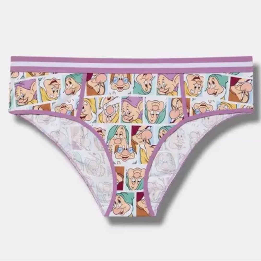 Snow White Mid Rise Cotton Hipster Panty - Torrid